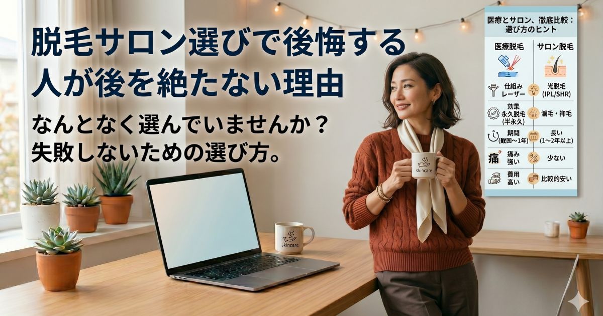 脱毛サロンの失敗しない選び方【2026年版】後悔しないための8つのチェックポイント